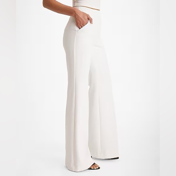 Express High Rise Flare Slacks - Picture 4 of 5